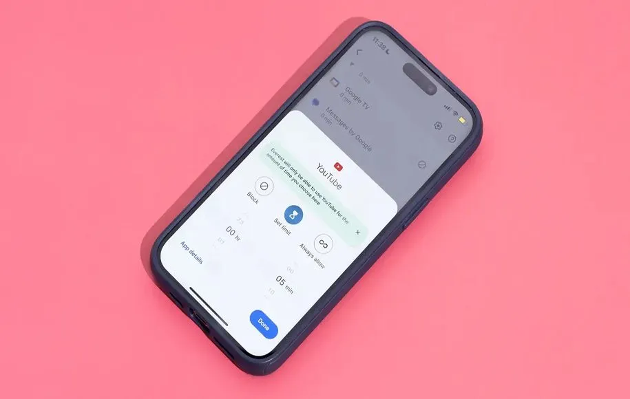 Monitoring children’s phones