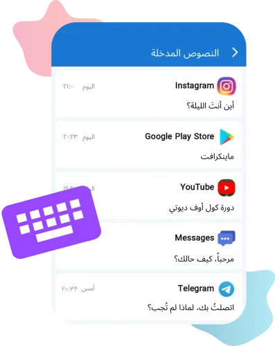 typed texts ar